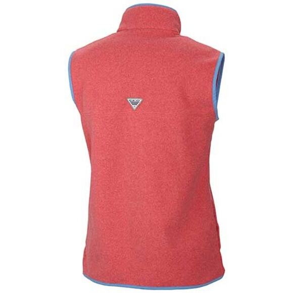 Columbia Women’s PFG Harborside™ Fleece Vest Pink Size Small - Picture 2 of 8